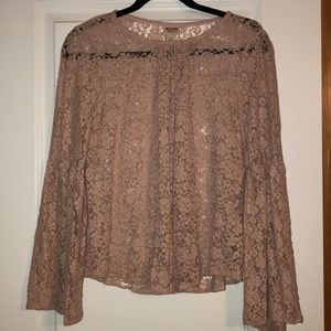 Pink Lace Top